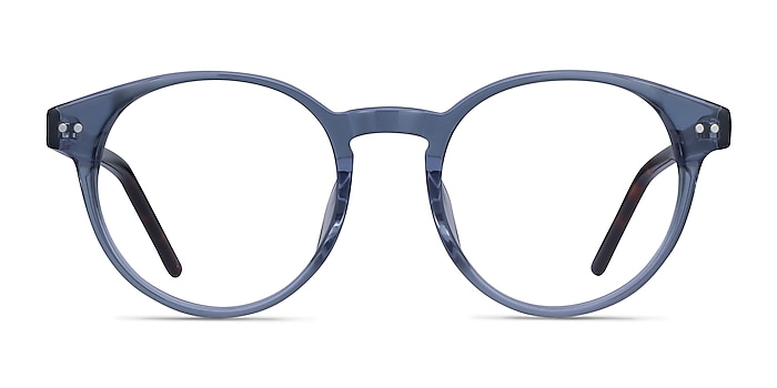 Manara Blue Gray Acétate Montures de lunettes de vue d'EyeBuyDirect