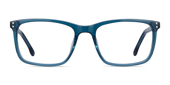 Connect Green blue Acétate Montures de lunettes de vue d'EyeBuyDirect