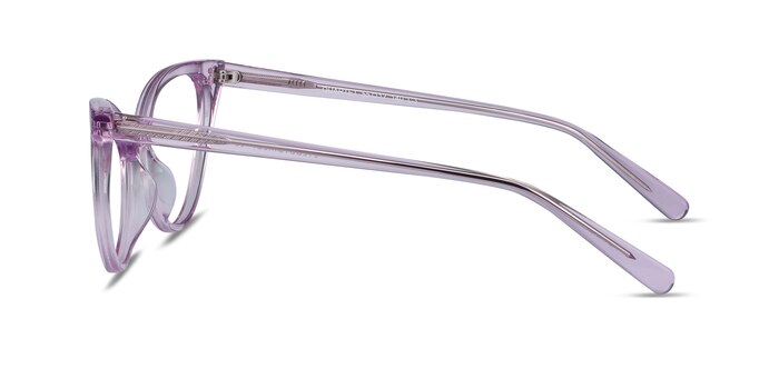 Quartet Clear Purple Acétate Montures de lunettes de vue d'EyeBuyDirect