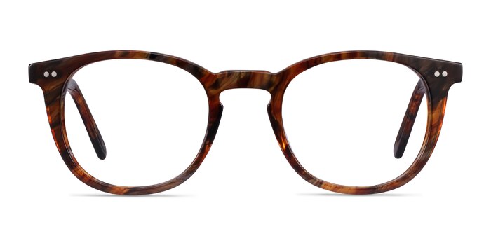 Ona Marbled Havana Acetate Eyeglass Frames from EyeBuyDirect