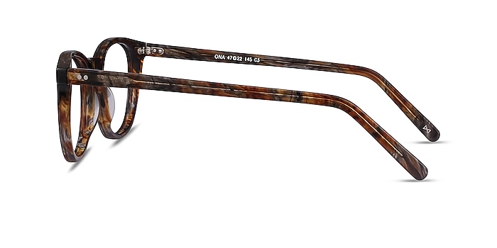Ona Marbled Havana Acétate Montures de lunettes de vue d'EyeBuyDirect