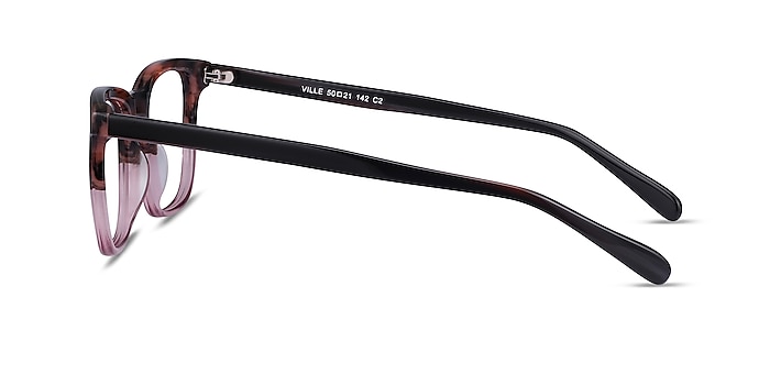 Ville Brown Purple Acétate Montures de lunettes de vue d'EyeBuyDirect