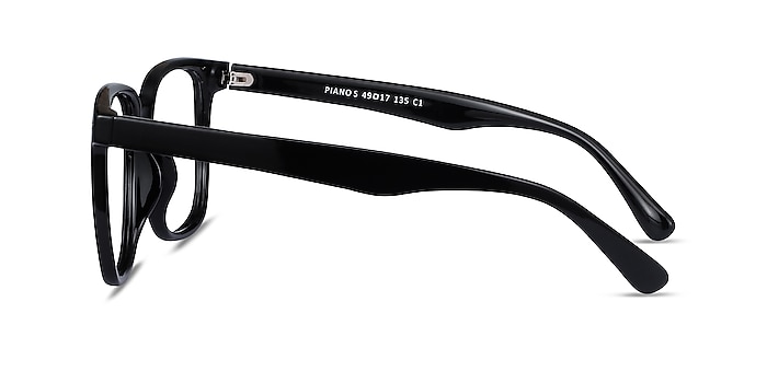 Piano Black Plastic Eyeglass Frames from EyeBuyDirect