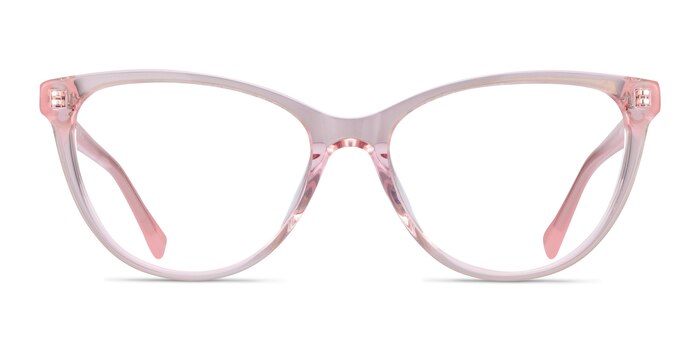 Sing Clear Pink Acétate Montures de lunettes de vue d'EyeBuyDirect