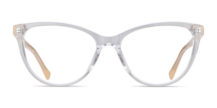 Sing Clear Yellow Acétate Montures de lunettes de vue d'EyeBuyDirect