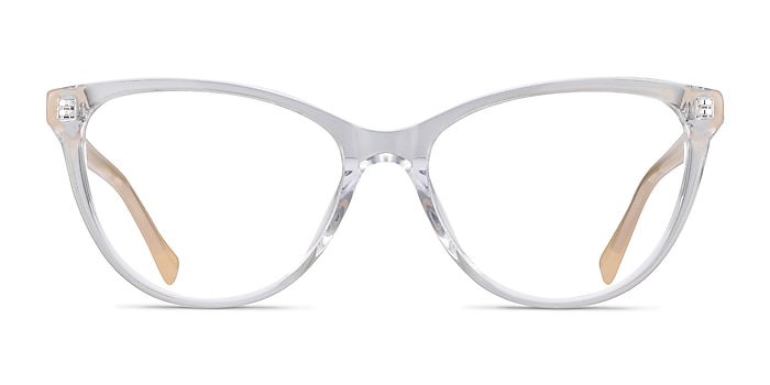 Sing Clear Yellow Acétate Montures de lunettes de vue d'EyeBuyDirect