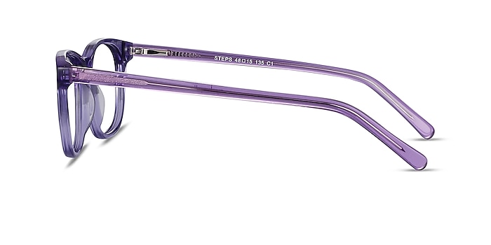 Steps Purple Acetate Eyeglass Frames from EyeBuyDirect
