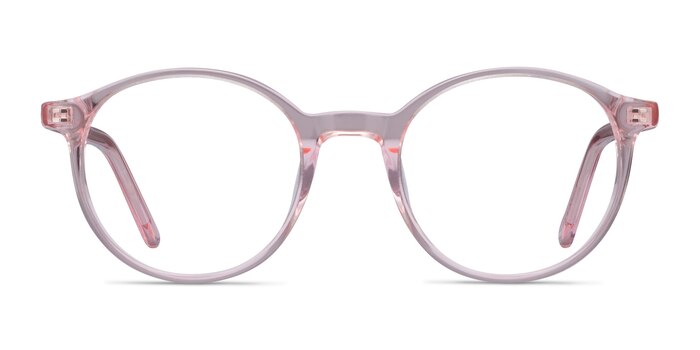 Excel Pink Acetate Eyeglass Frames from EyeBuyDirect