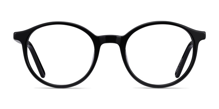 Excel Black Acetate Eyeglass Frames from EyeBuyDirect