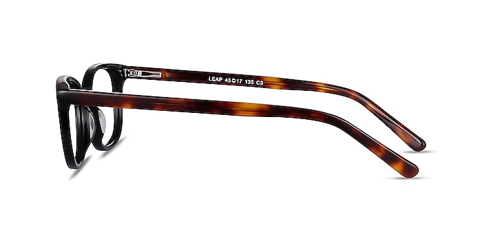 Leap Black Acetate Eyeglass Frames from EyeBuyDirect