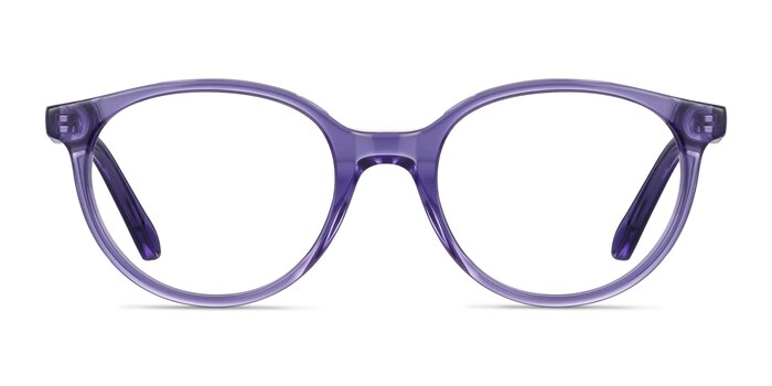 Trust Clear Purple Acétate Montures de lunettes de vue d'EyeBuyDirect
