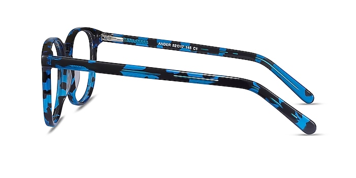 Ander Blue Tortoise Acetate Eyeglass Frames from EyeBuyDirect