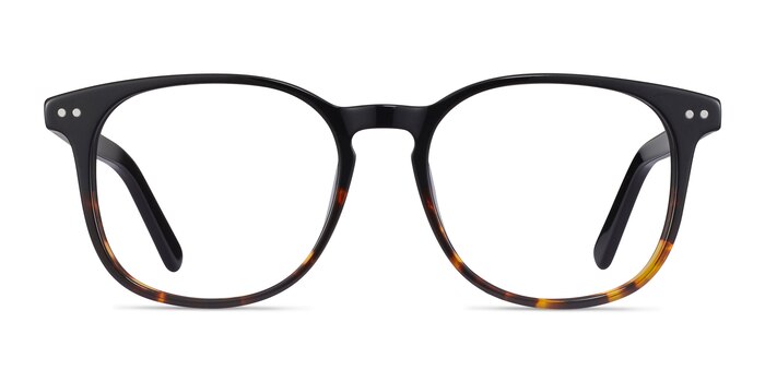 Ander Black Tortoise Acetate Eyeglass Frames from EyeBuyDirect