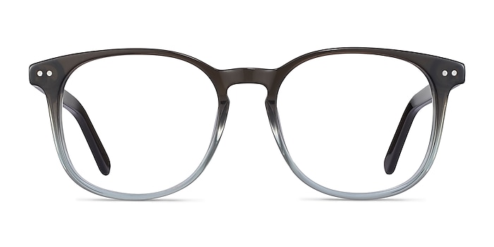 Ander Gray Clear Acetate Eyeglass Frames from EyeBuyDirect