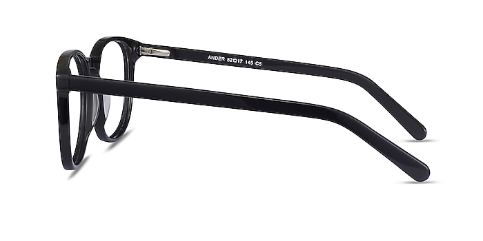 Ander Noir Acétate Montures de lunettes de vue d'EyeBuyDirect