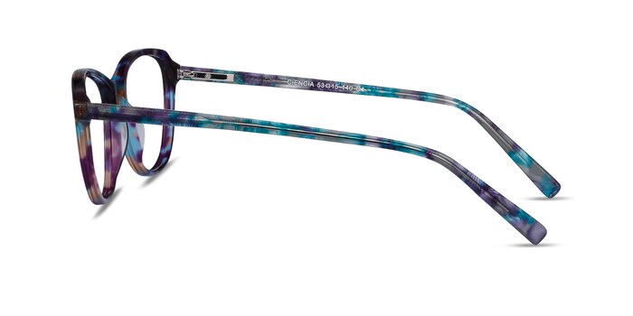 Ciencia Blue Floral Acetate Eyeglass Frames from EyeBuyDirect