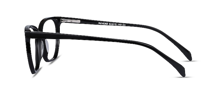 Reverb Noir Acétate Montures de lunettes de vue d'EyeBuyDirect