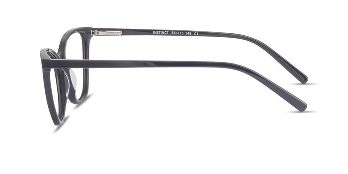 Instinct Black Acetate Eyeglass Frames from EyeBuyDirect