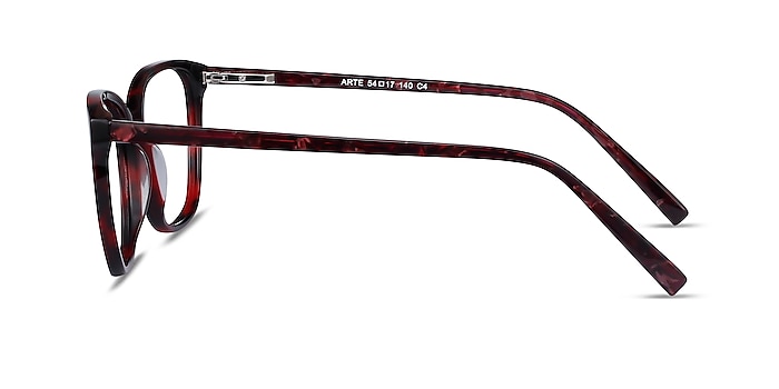 Arte Red Tortoise Acetate Eyeglass Frames from EyeBuyDirect