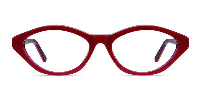 Passion Raspberry & Purple Acétate Montures de lunettes de vue d'EyeBuyDirect