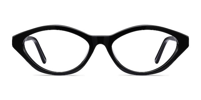 Passion Black Acetate Eyeglass Frames from EyeBuyDirect