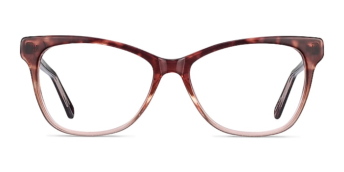 Rosalie Orange Acétate Montures de lunettes de vue d'EyeBuyDirect