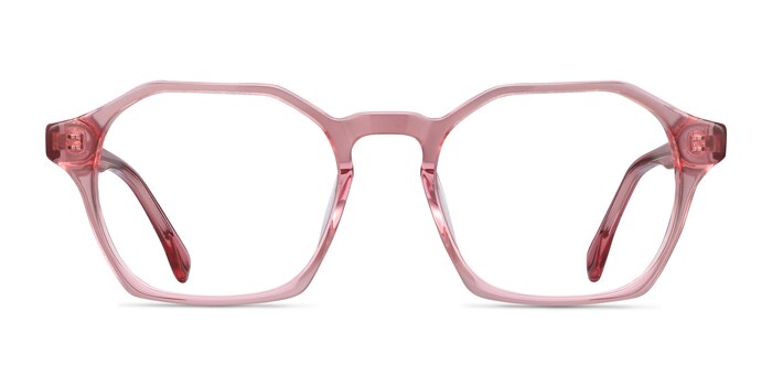 Orchid Clear Pink Acetate Eyeglass Frames from EyeBuyDirect