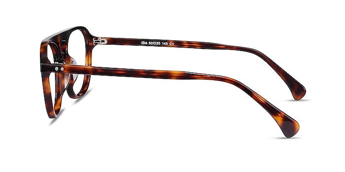 Ida Tortoise Acetate Eyeglass Frames from EyeBuyDirect