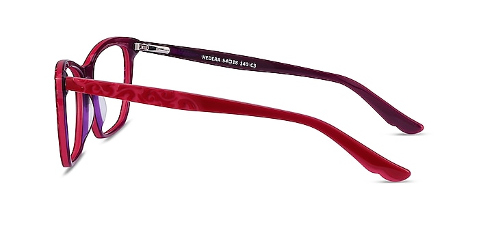 Hedera Raspberry Pink Acetate Eyeglass Frames from EyeBuyDirect