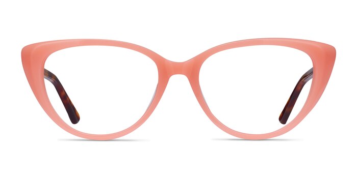 Anastasia Coral & Tortoise Acetate Eyeglass Frames from EyeBuyDirect
