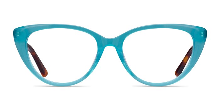 Anastasia Turquoise & Tortoise Acétate Montures de lunettes de vue d'EyeBuyDirect