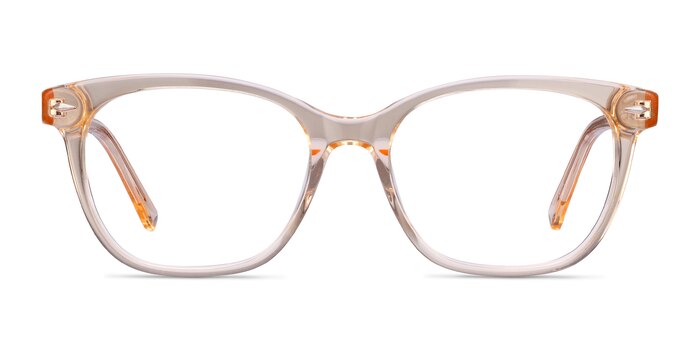 Yana Clear Melon Acetate Eyeglass Frames from EyeBuyDirect