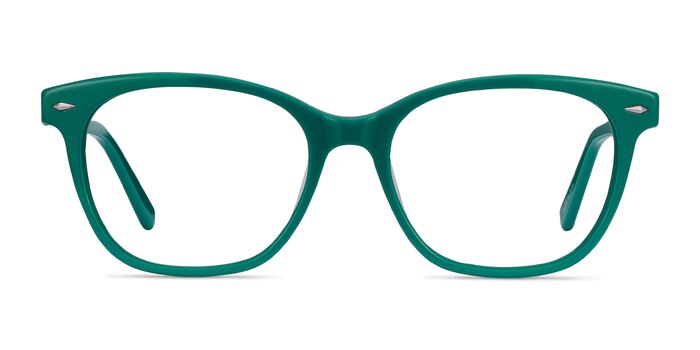 Yana Teal Acetate Eyeglass Frames from EyeBuyDirect