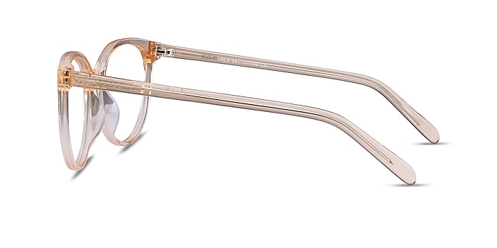 Nala Clear Melon Acetate Eyeglass Frames from EyeBuyDirect