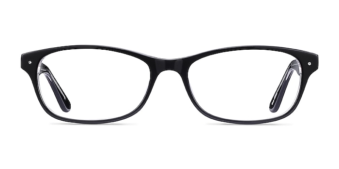 Kedah Noir Acétate Montures de lunettes de vue d'EyeBuyDirect