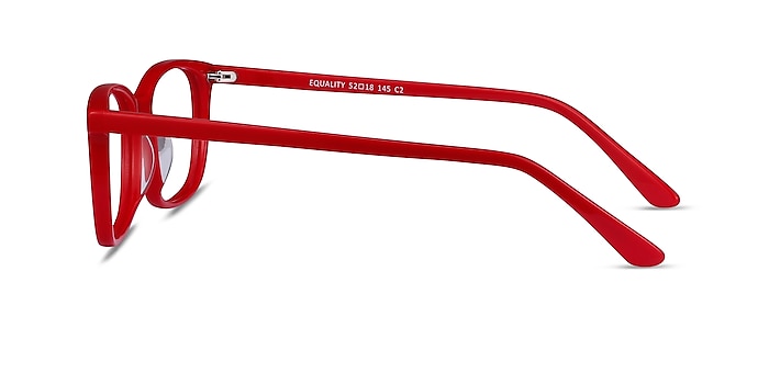 Equality Red Acetate Eyeglass Frames from EyeBuyDirect