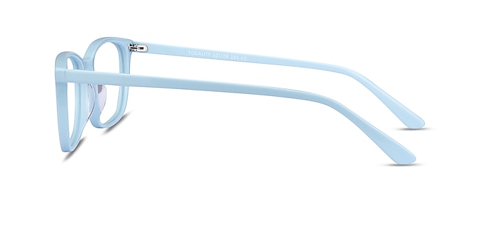 Equality Blue Acetate Eyeglass Frames from EyeBuyDirect