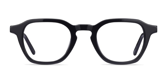 Victor Noir Acétate Montures de lunettes de vue d'EyeBuyDirect