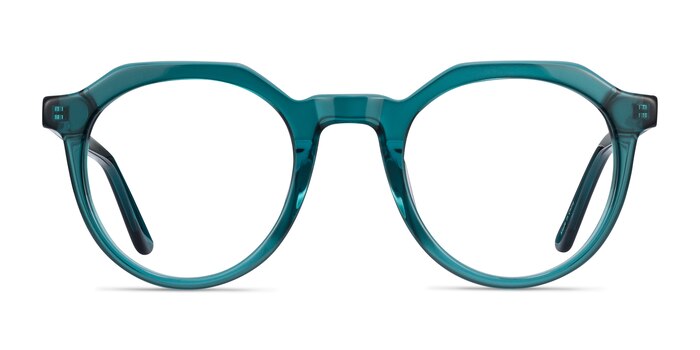 Mikoto Teal Acétate Montures de lunettes de vue d'EyeBuyDirect