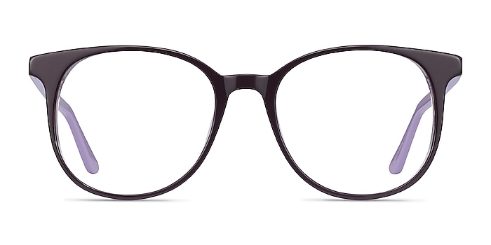 Solveig Purple Acetate Eyeglass Frames from EyeBuyDirect