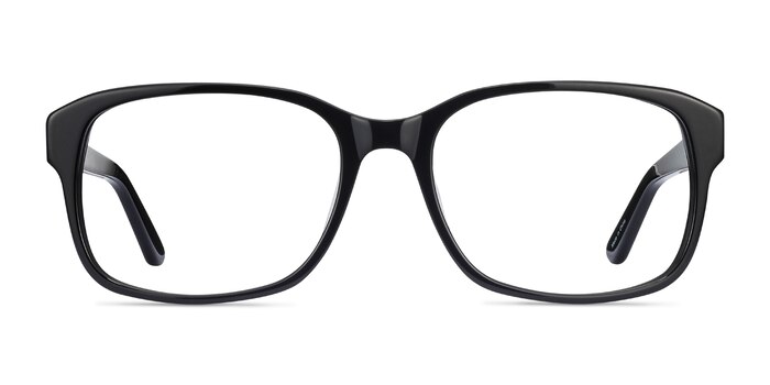 Tobias Noir Acétate Montures de lunettes de vue d'EyeBuyDirect