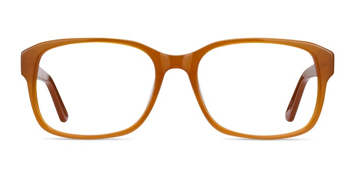 Tobias Mellow Yellow Acetate Eyeglass Frames from EyeBuyDirect