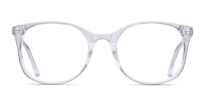 Greta Transparent Acétate Montures de lunettes de vue d'EyeBuyDirect