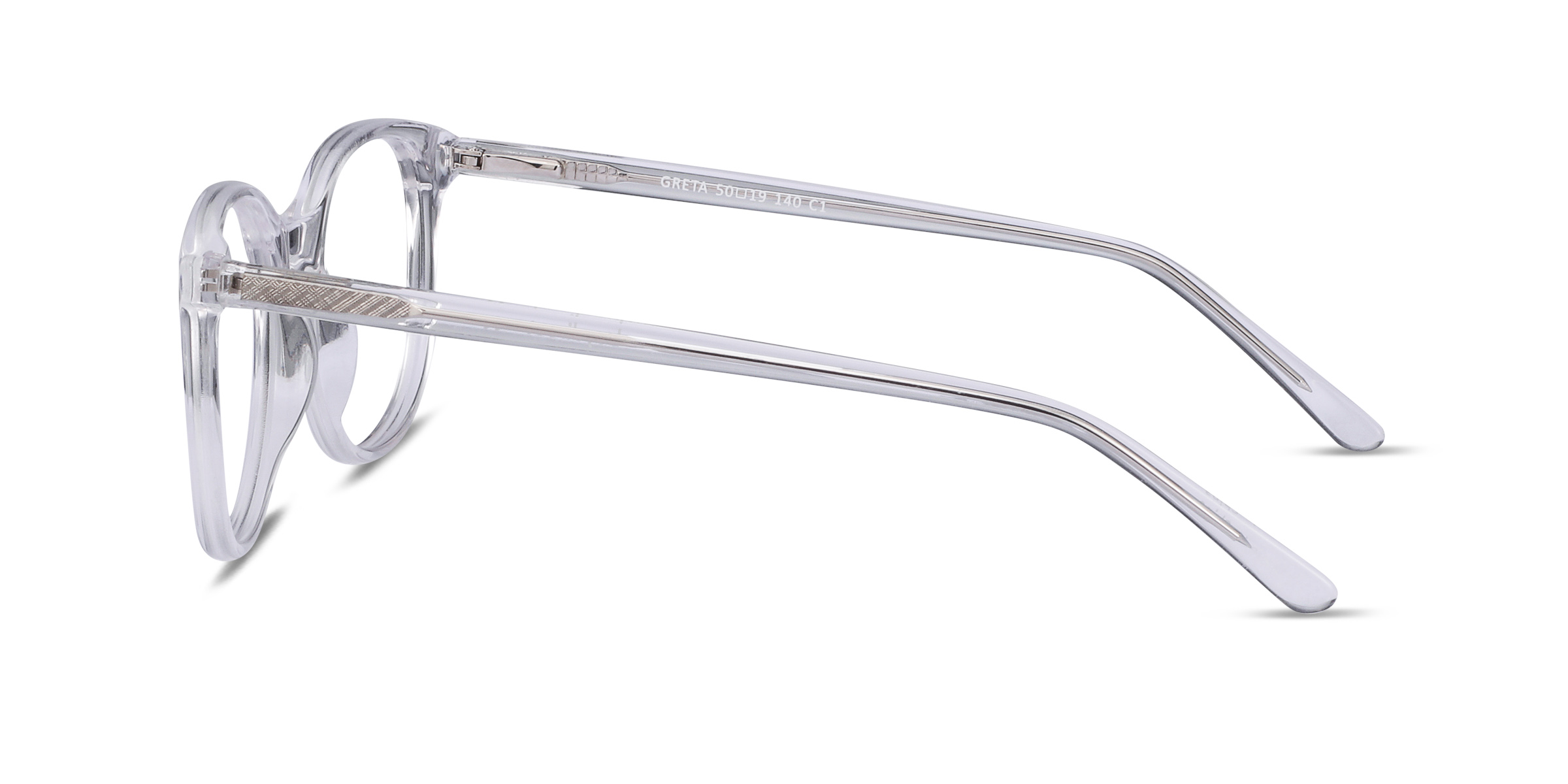 Greta Round Clear Glasses for Women | Eyebuydirect