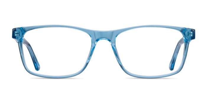 Pochi Blue Acetate Eyeglass Frames from EyeBuyDirect