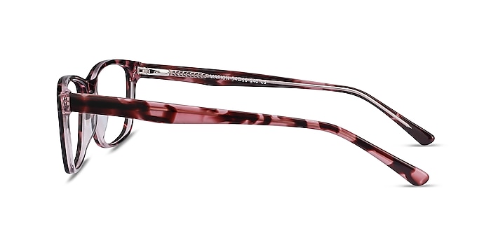 Marion Pink Tortoise Acetate Eyeglass Frames from EyeBuyDirect