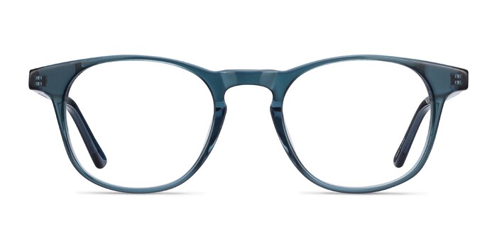 Alastor Blue Acetate Eyeglass Frames from EyeBuyDirect