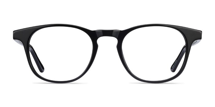 Alastor Black Acetate Eyeglass Frames from EyeBuyDirect