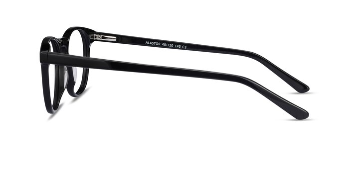 Alastor Black Acetate Eyeglass Frames from EyeBuyDirect