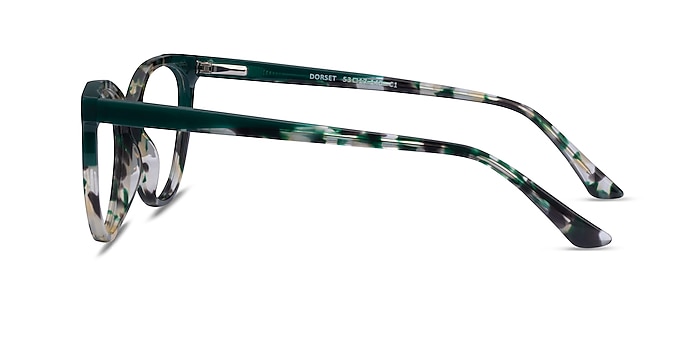 Dorset Green Tortoise Acetate Eyeglass Frames from EyeBuyDirect